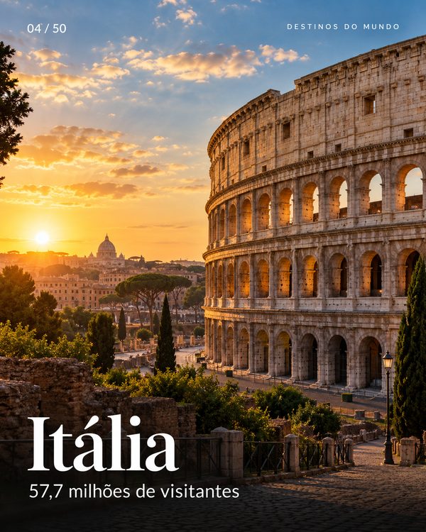 Itália: Roma, Toscana e Costa Amalfitana (imagem ilustrativa)