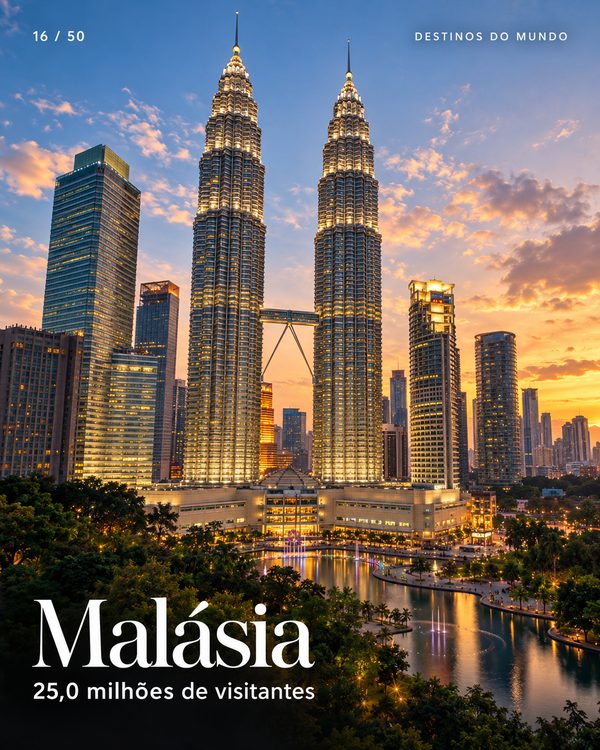 Malásia: Kuala Lumpur, Langkawi e Penang (imagem ilustrativa)
