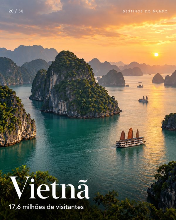 Vietnã: Hanói, Baía de Ha Long e Hoi An (imagem ilustrativa)