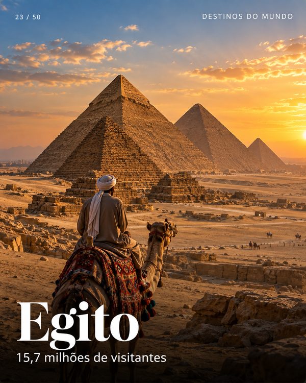 Egito: Cairo, Gizé e cruzeiro no Nilo (imagem ilustrativa)