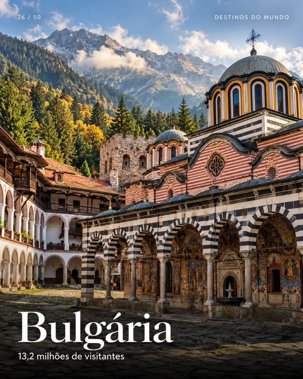 Bulgária: Sófia, Mosteiro de Rila e Mar Negro (imagem ilustrativa)