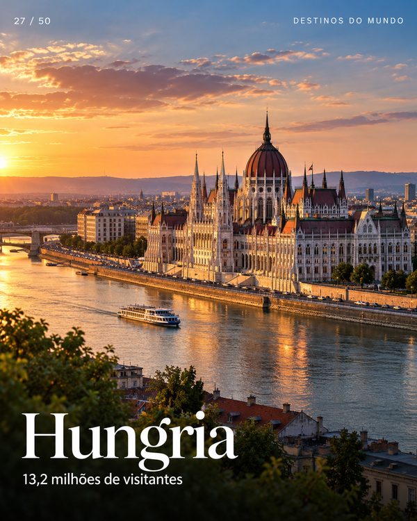 Hungria: Budapeste e Curva do Danúbio (imagem ilustrativa)