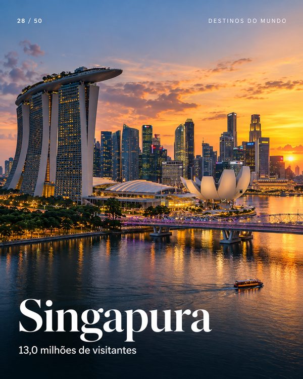 Singapura: Marina Bay, Sentosa e Gardens by the Bay (imagem ilustrativa)