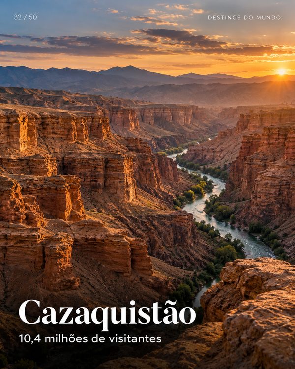 Cazaquistão: Almaty, Charyn e lago Kaindy (imagem ilustrativa)
