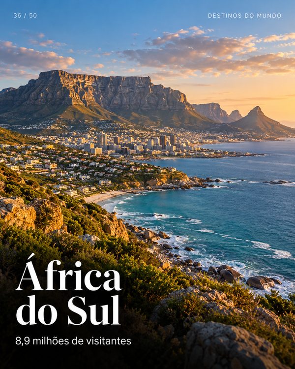 África do Sul: Cidade do Cabo, Winelands e safári no Kruger (imagem ilustrativa)
