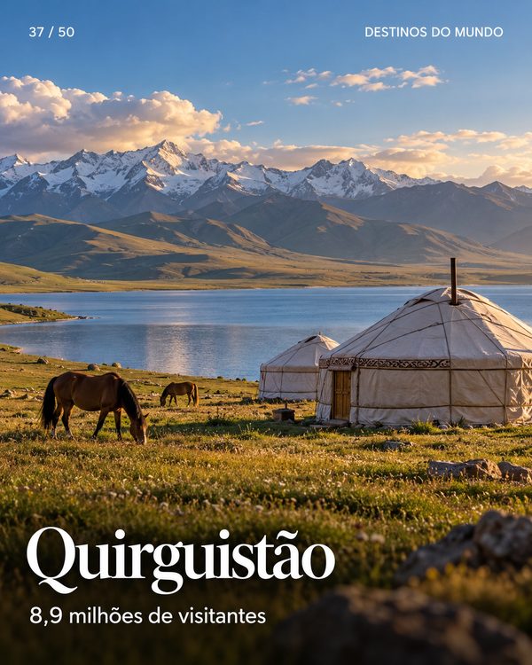 Quirguistão: Bishkek, lago Issyk-Kul e Karakol (imagem ilustrativa)