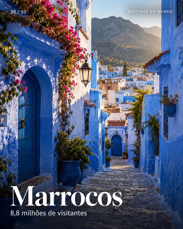 Marrocos: Marrakech, Chefchaouen e Saara (imagem ilustrativa)