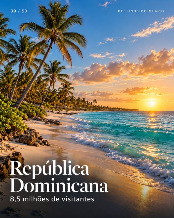 República Dominicana: Punta Cana, Samaná e Santo Domingo (imagem ilustrativa)