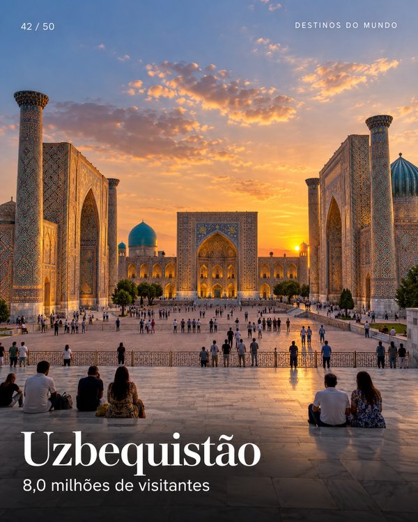 Uzbequistão: Samarcanda, Bukhara e Khiva (imagem ilustrativa)