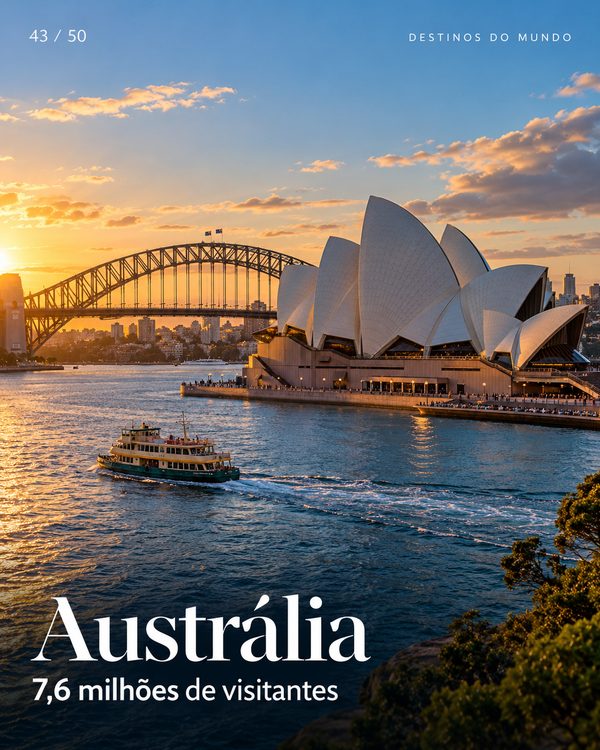 Austrália: Sydney, Melbourne e Grande Barreira de Corais (imagem ilustrativa)