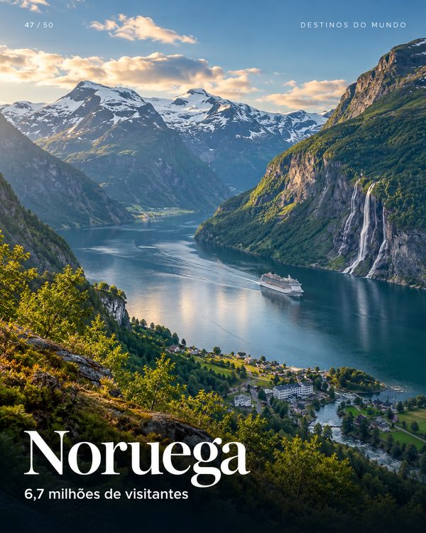 Noruega: Fiordes, Bergen e Tromsø (imagem ilustrativa)